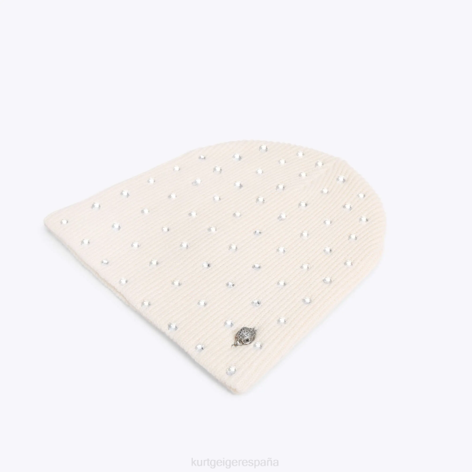 Kurt Geiger mujer sombrero de cristal de londres 2LPR523 | accesorios hueso